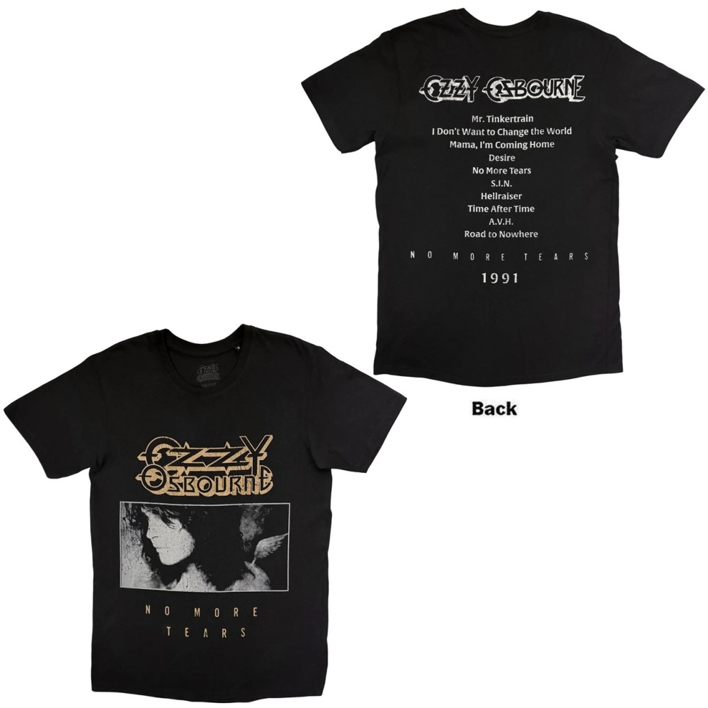 Ozzy Osbourne - No More Tears Tribute Mens Tshirt - Black